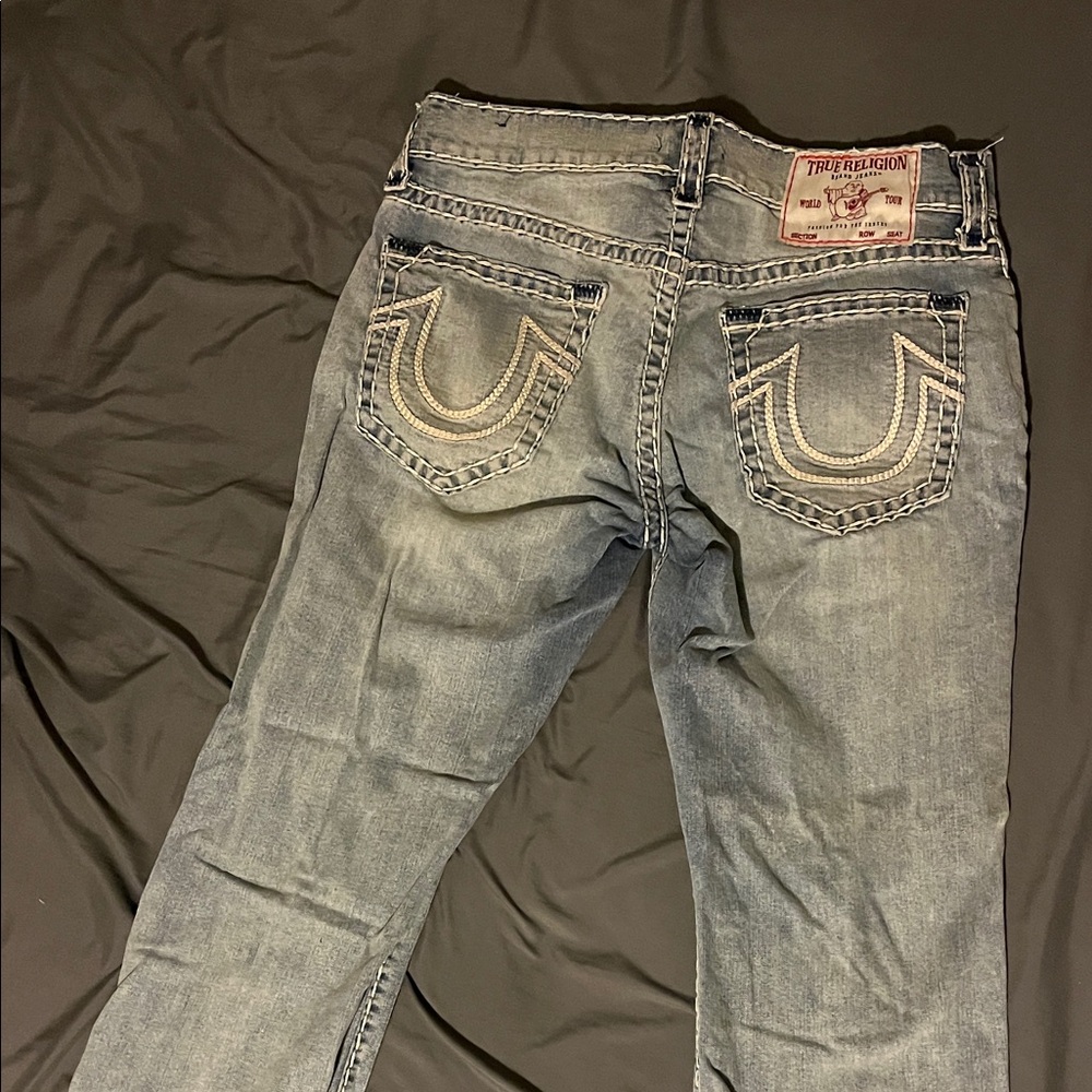 True Religion Men's Blue Bootcut Jeans